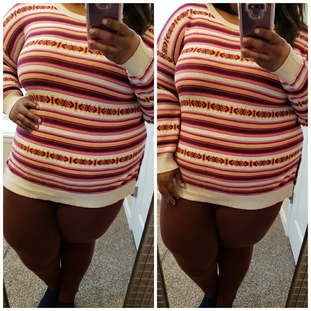 Plus Fashion Sweater